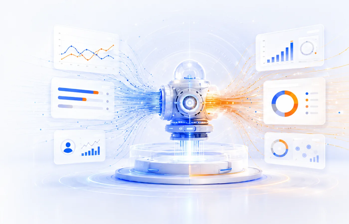 Digital transformation and performance intelligence visual