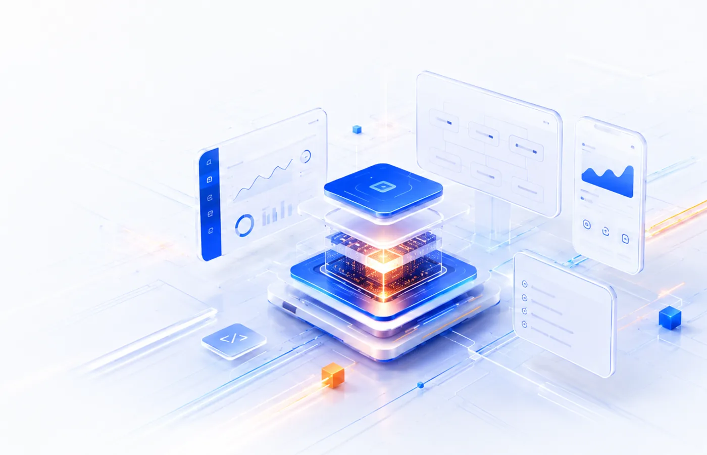 Digital portal operations platform with connected interfaces